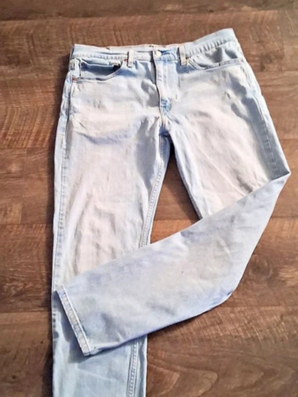 Levi's 510 Skinny Fit Jeans Straight Leg Cotton Jeans in Blue